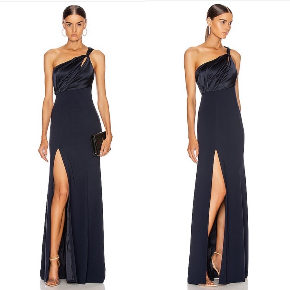 CINQ A SEPT Faye Gown in Navy Blue Size 6